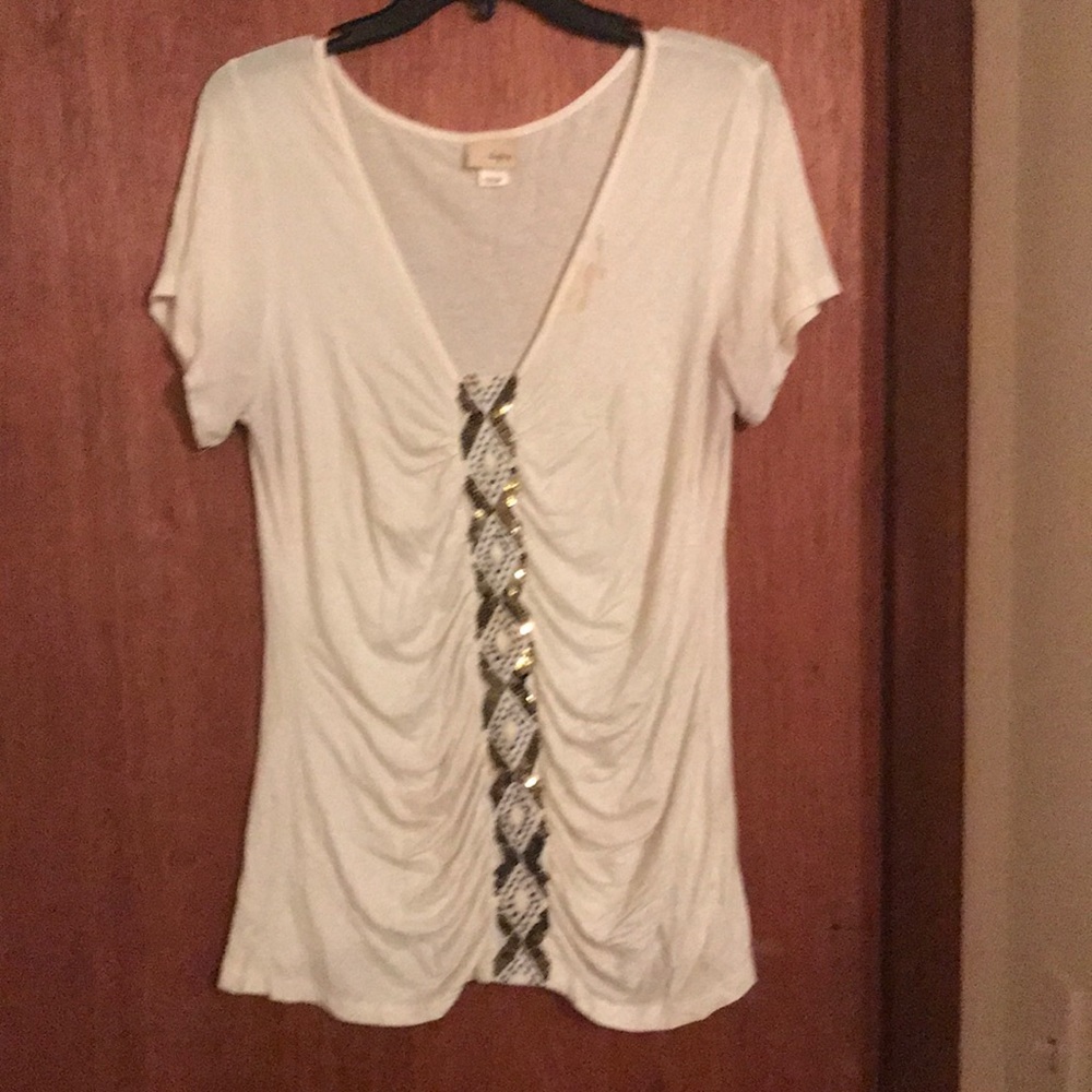 Daytrip Shirt w/ Beading